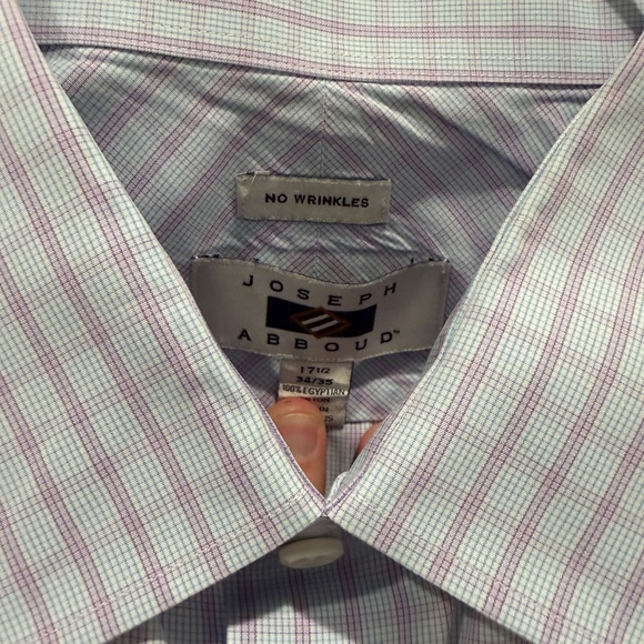 Joseph Abboud long sleeve shirt - great condition 17 1/2 - 34/35 - Picture 2 of 2